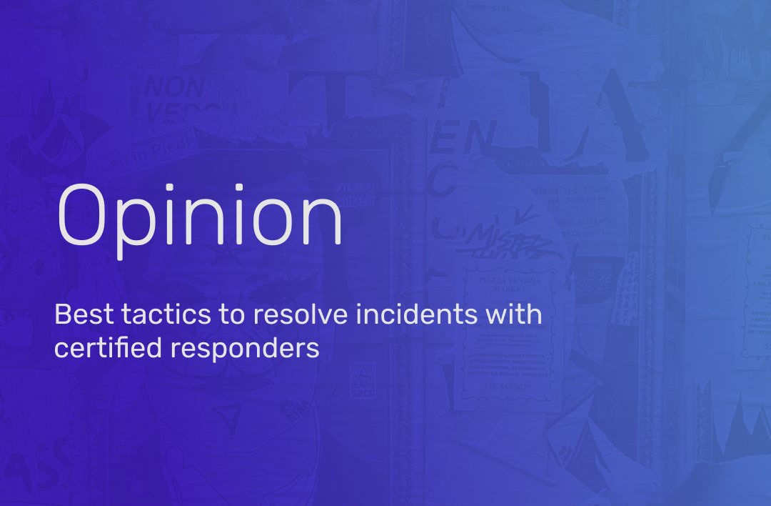 Arekibo Insight - Effective tactics for incident resolution with responders Arekibo Insight - Effective tactics for incident resolution with responders