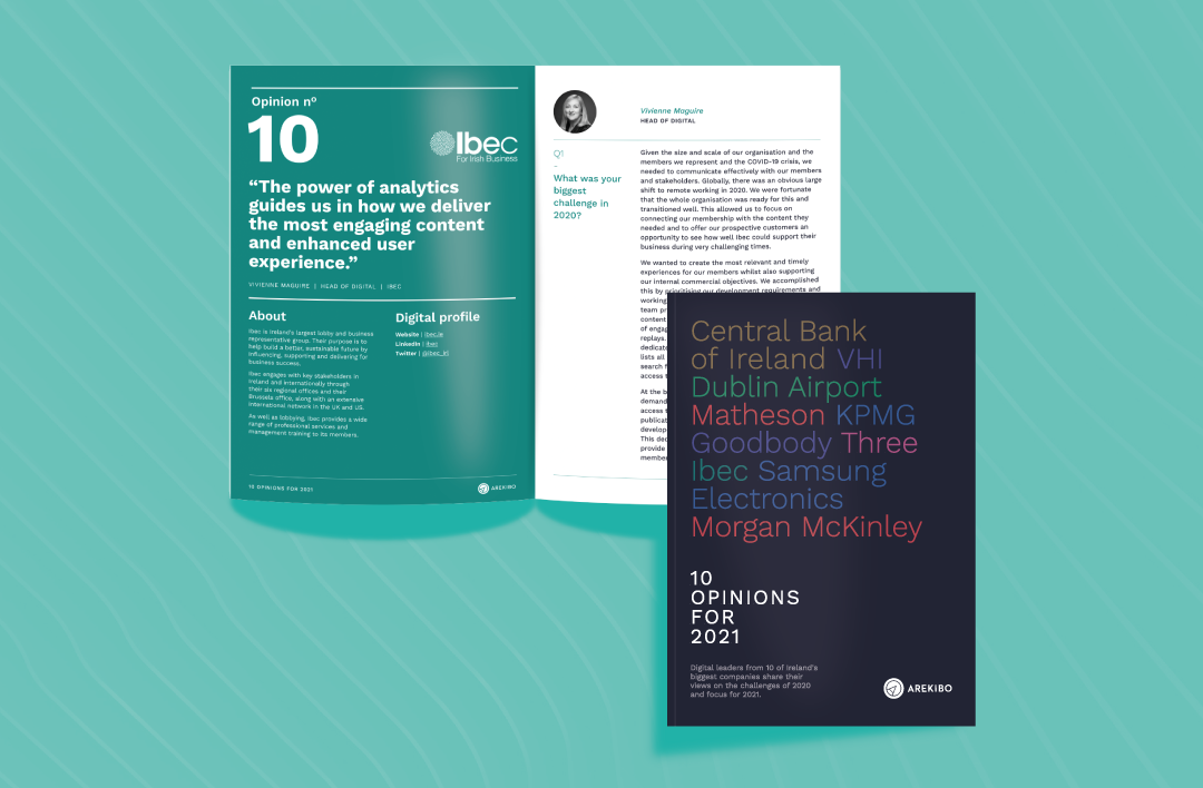 Interview with Vivienne Maguire, head of Digital at Ibec Interview with Vivienne Maguire, head of Digital at Ibec